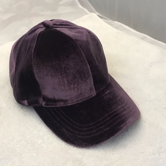 C.C Exclusives Women's Adjustable Purple Velvet Designer Hat - Picture 11 of 11